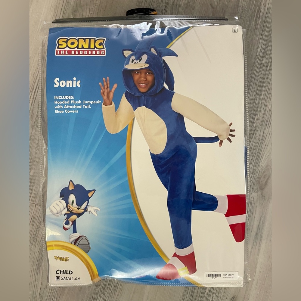 Kids Costume - Sonic the Hedgehog